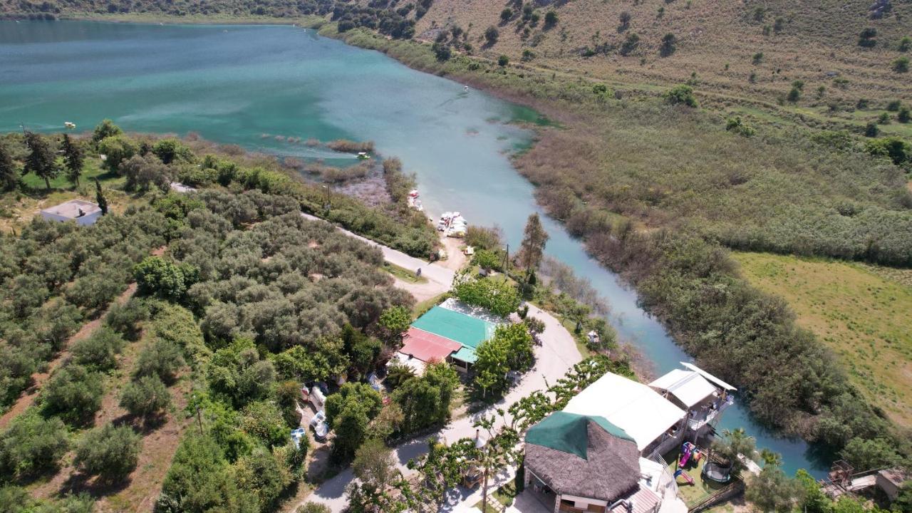 Korissia With Lake View Kournás 외부 사진