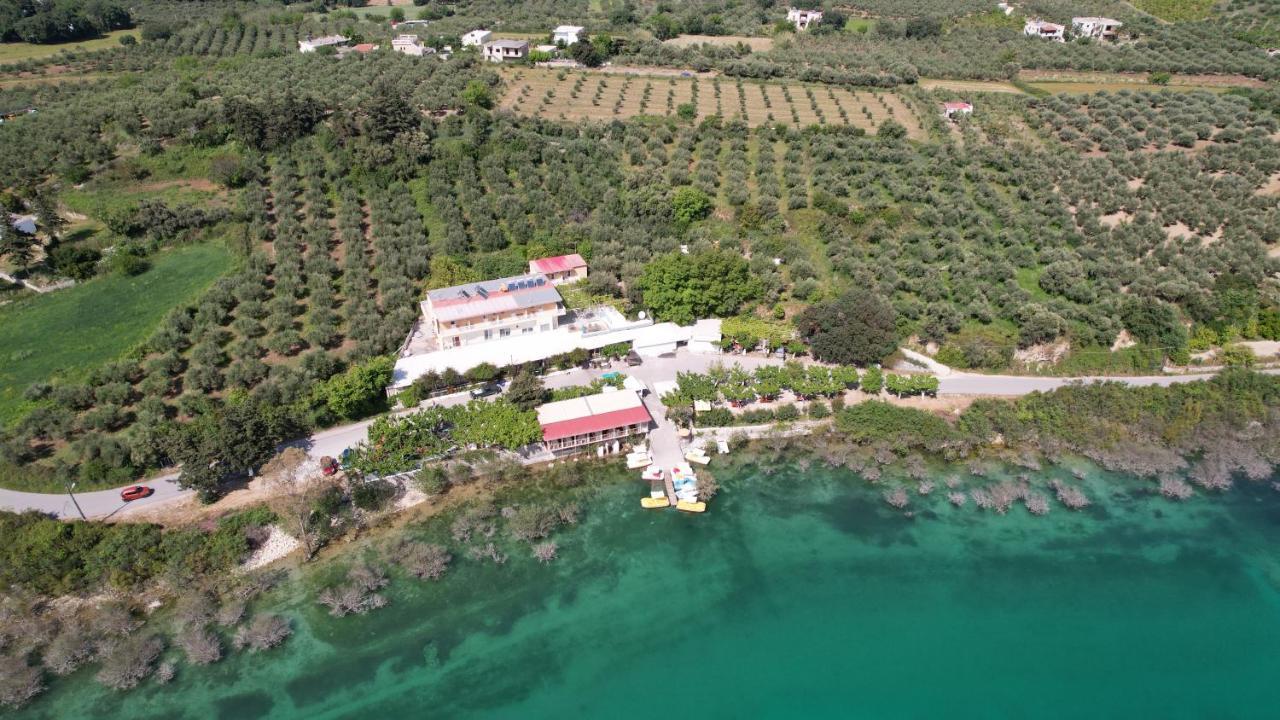 Korissia With Lake View Kournás 외부 사진